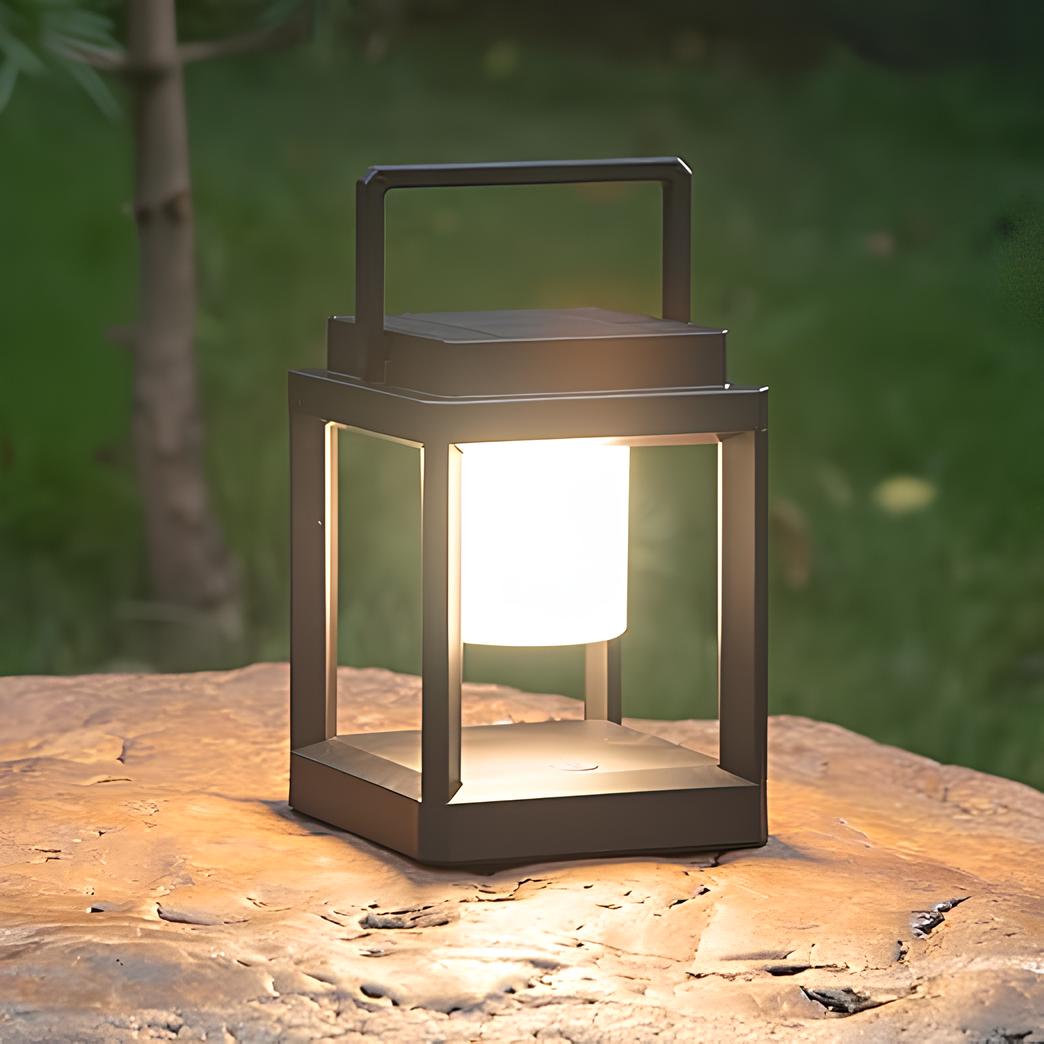 Elystra | Outdoor Solar Lantern with Dual Charging and Adjustable Glow