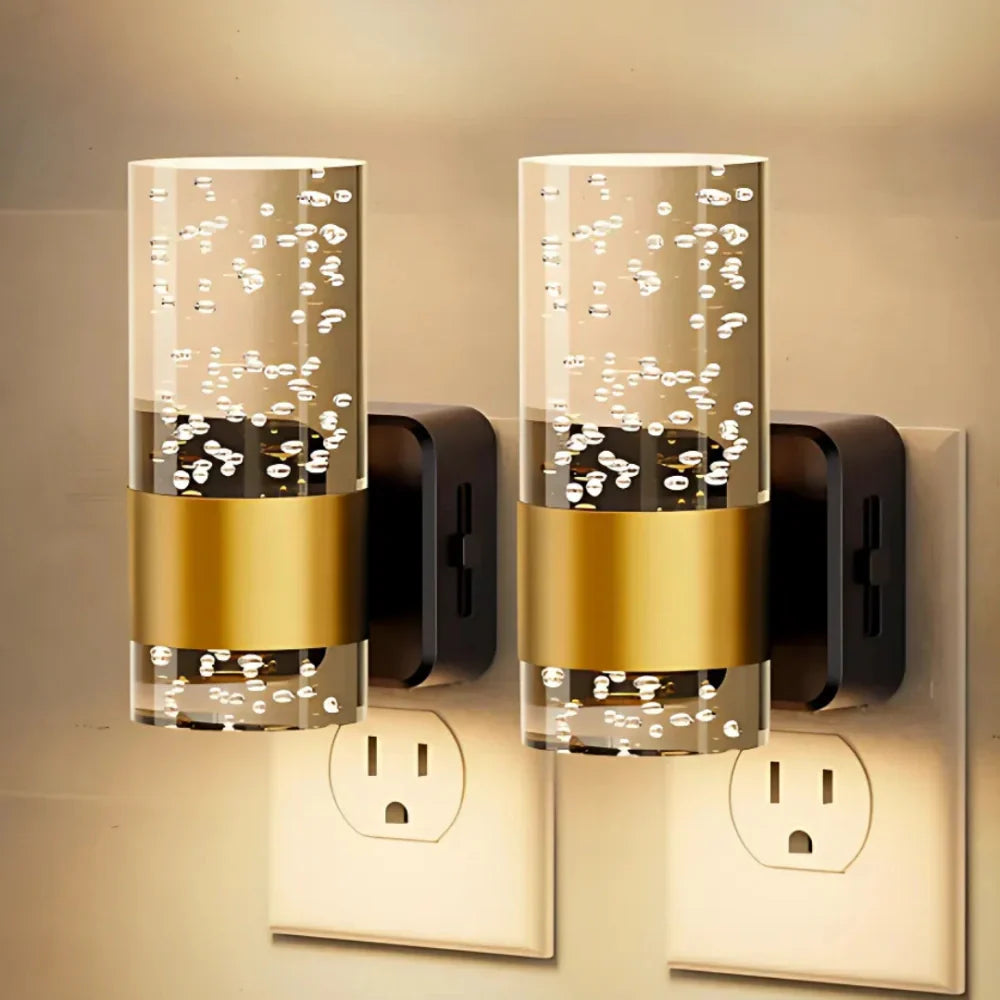 GlimmerPlug | Plug-in Wall Sconce with Ambient Glow