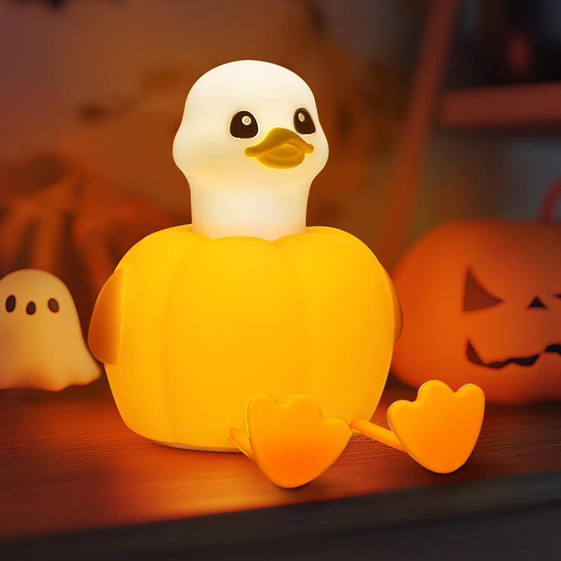 Glimorra | Whimsical Pumpkin Duck LED Night Light