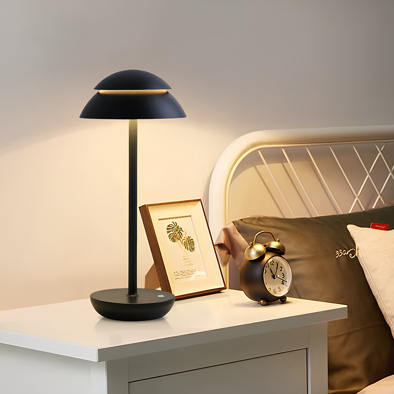 Glowairis | Rechargeable Aluminum LED Lamp with Touch Dimming