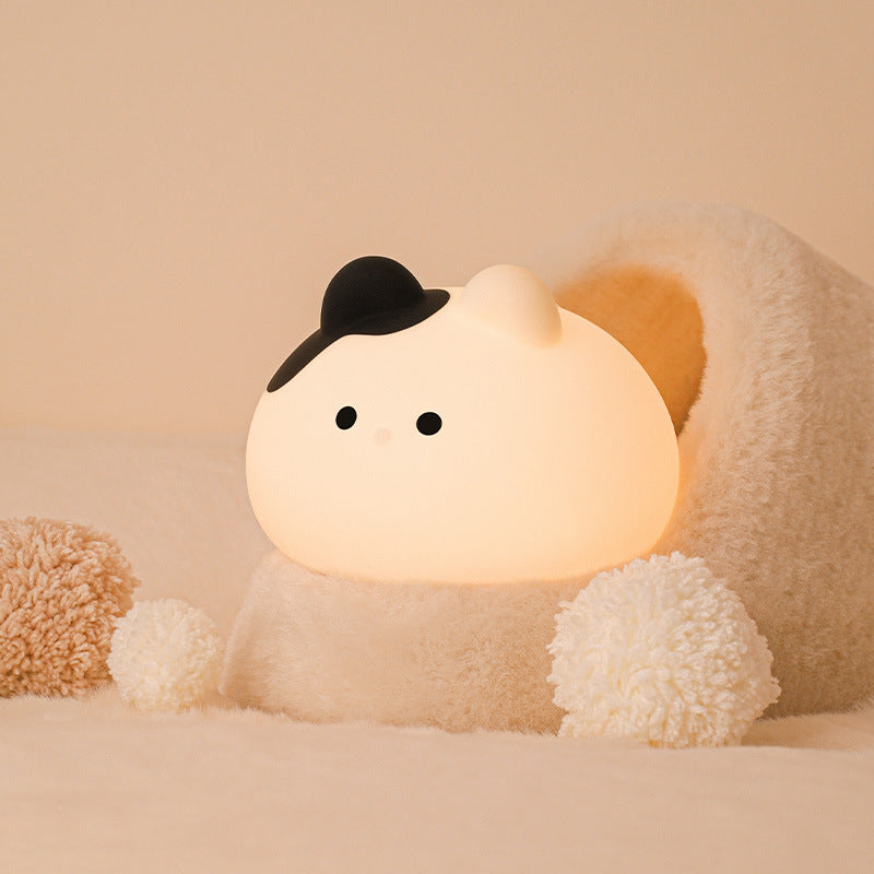 Glowella | Cow-Cat LED Night Light with Tap & Glow Control