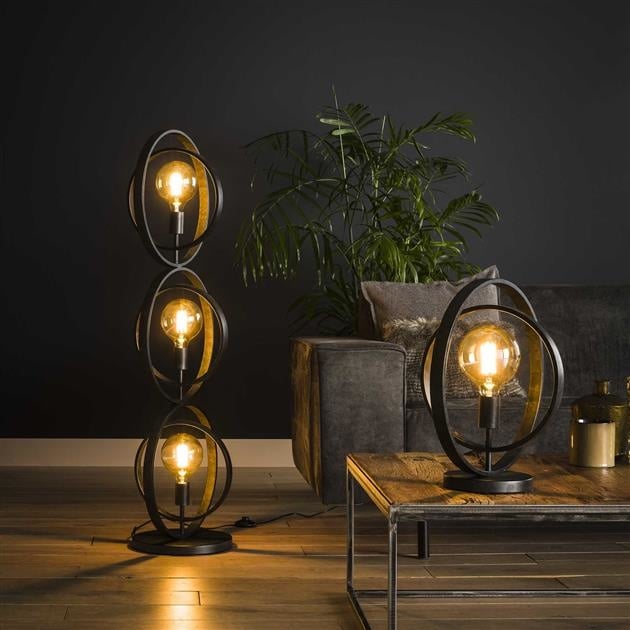 Glownest | Industrial Metal Table Lamp with Rotating Shade
