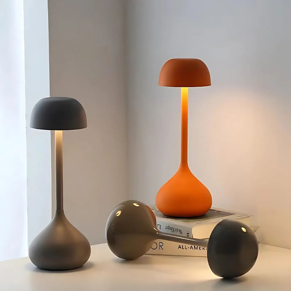 Harmolux | Soft Curve Touch Lamp with Rechargeable Glow