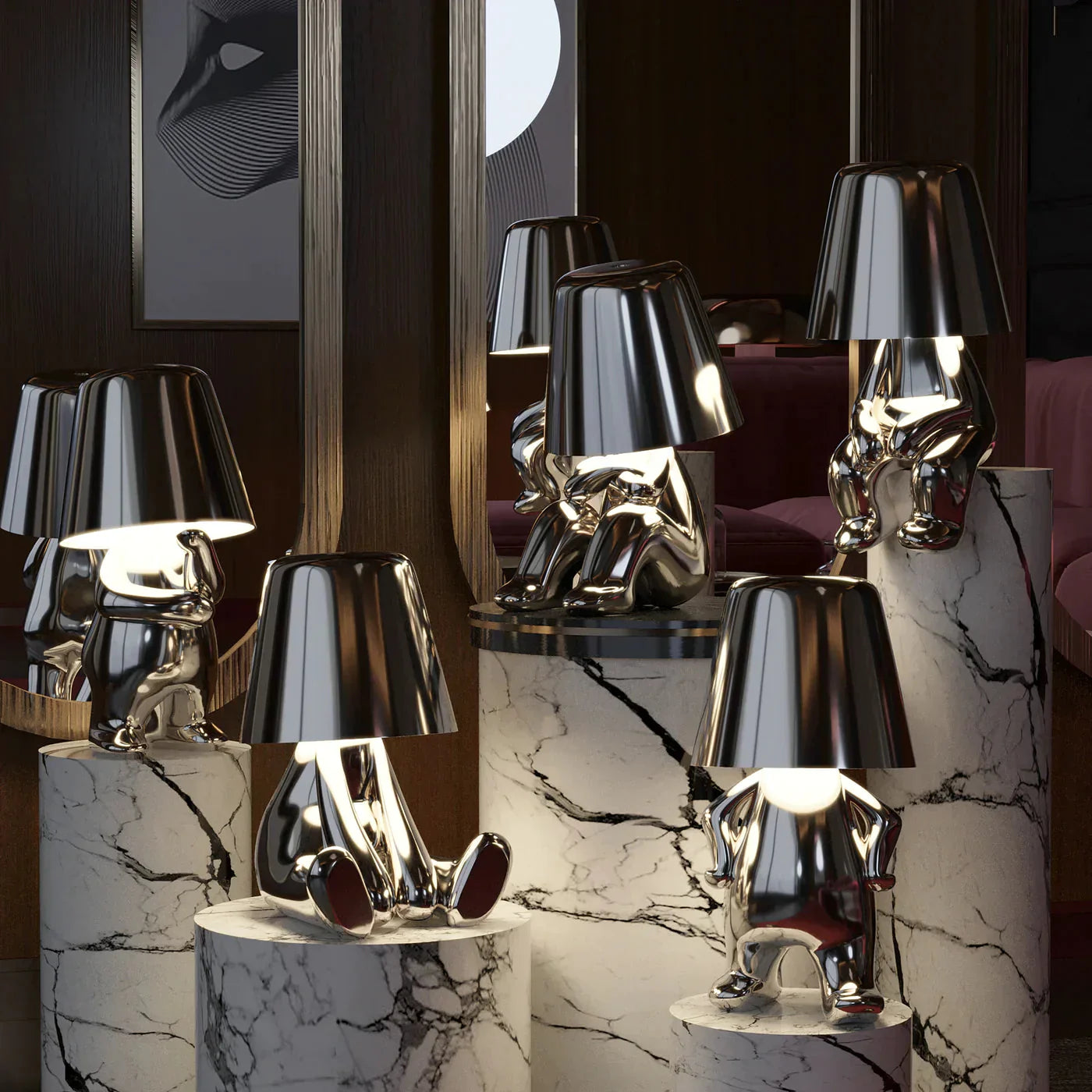 Lumoro | Character Table Lamps with Glossy Finish