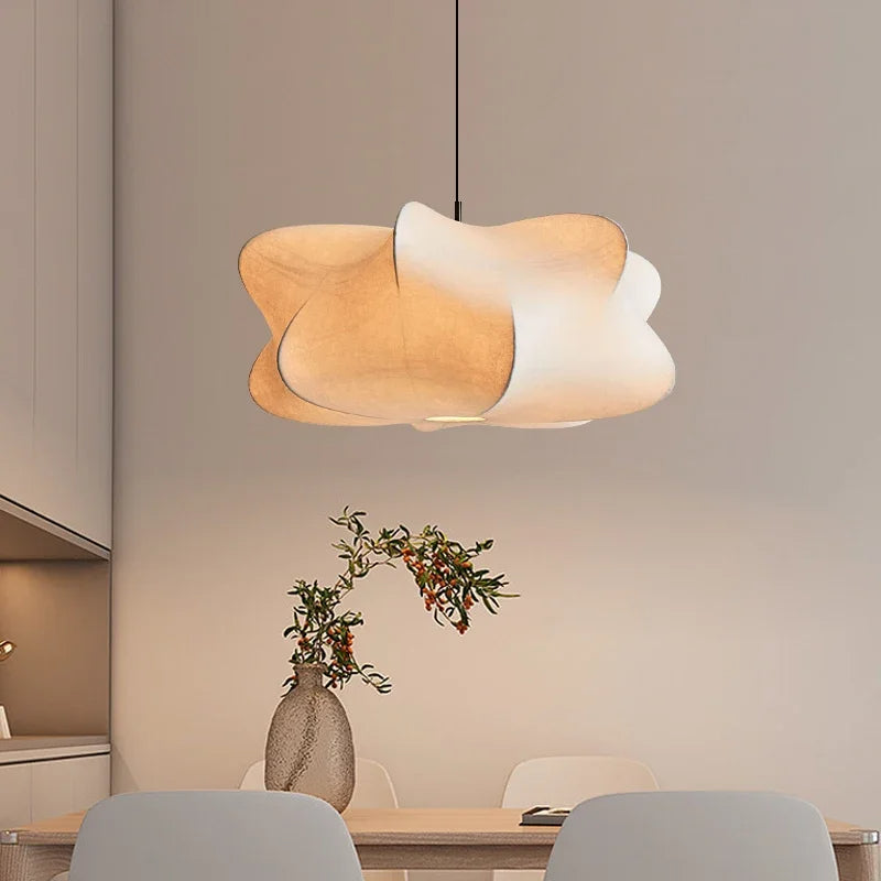 Ignara | Minimalist Japanese Silk Pendant Lamp