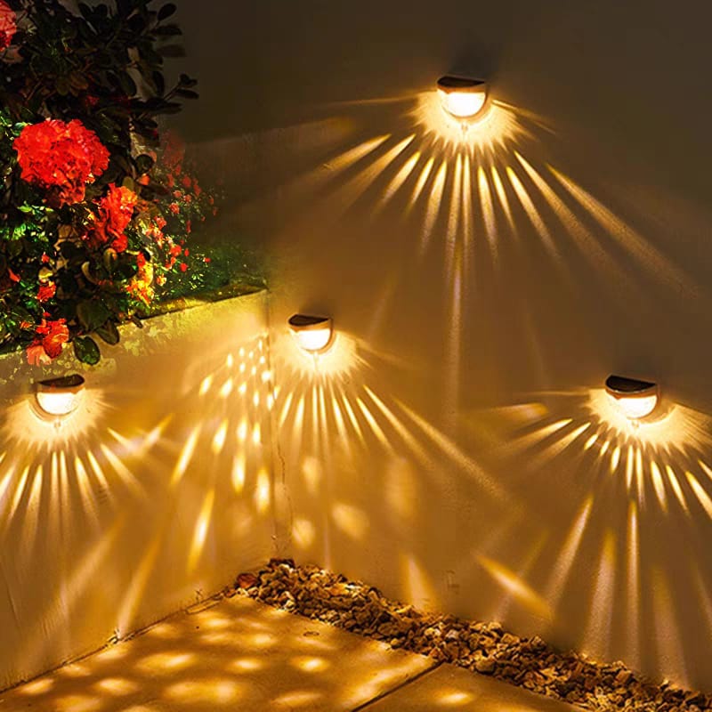 Illuniax | Solar-Powered Outdoor Wall Lamp with Auto On/Off