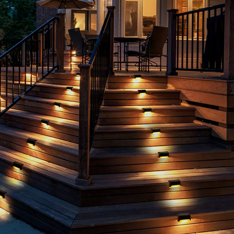 Lucavue | Solar LED Step Lights for Garden & Outdoor Safety