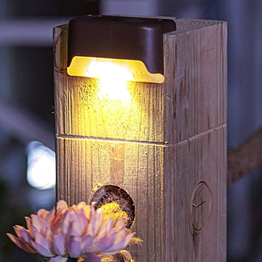 Lucavue | Solar LED Step Lights for Garden & Outdoor Safety