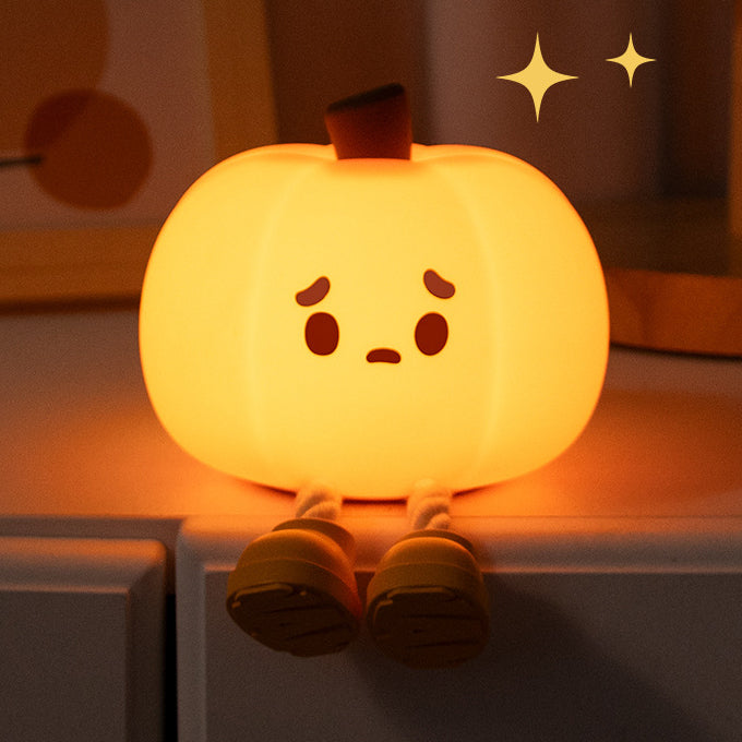 Lucenta | Playful Grumpy Pumpkin LED Night Light