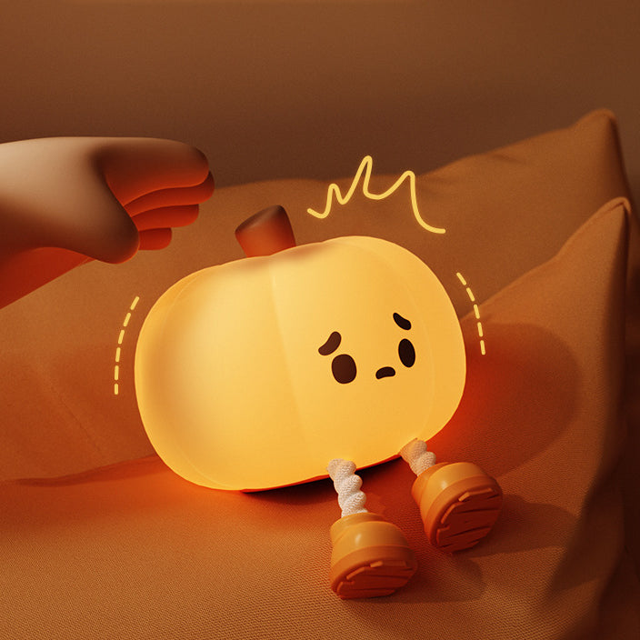 Lucenta | Playful Grumpy Pumpkin LED Night Light