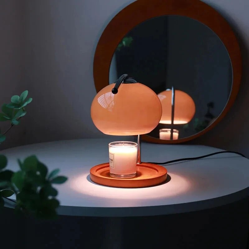 Lumora | Glass Macaron-Inspired LED Table Lamp