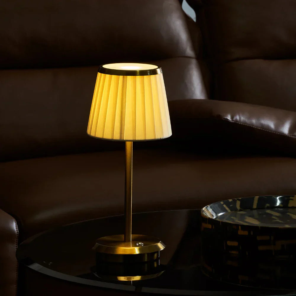 Lunovia | Elegant Touch-Control Table Lamp with Rechargeable Battery