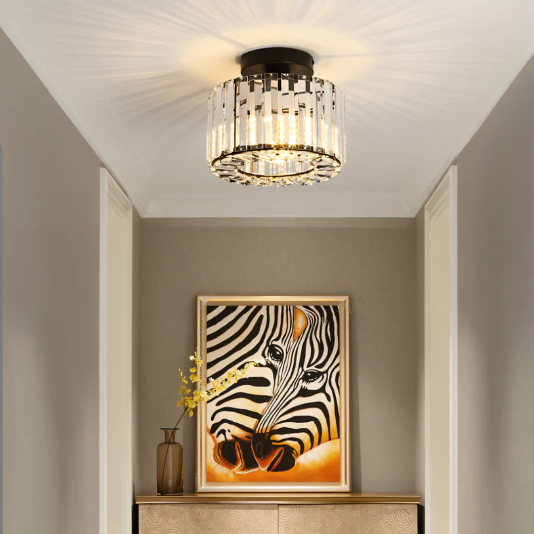 Neonova | Crystal Flush Mount Ceiling Light