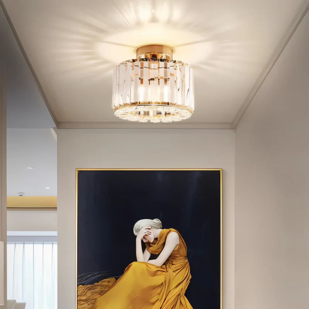 Neonova | Crystal Flush Mount Ceiling Light