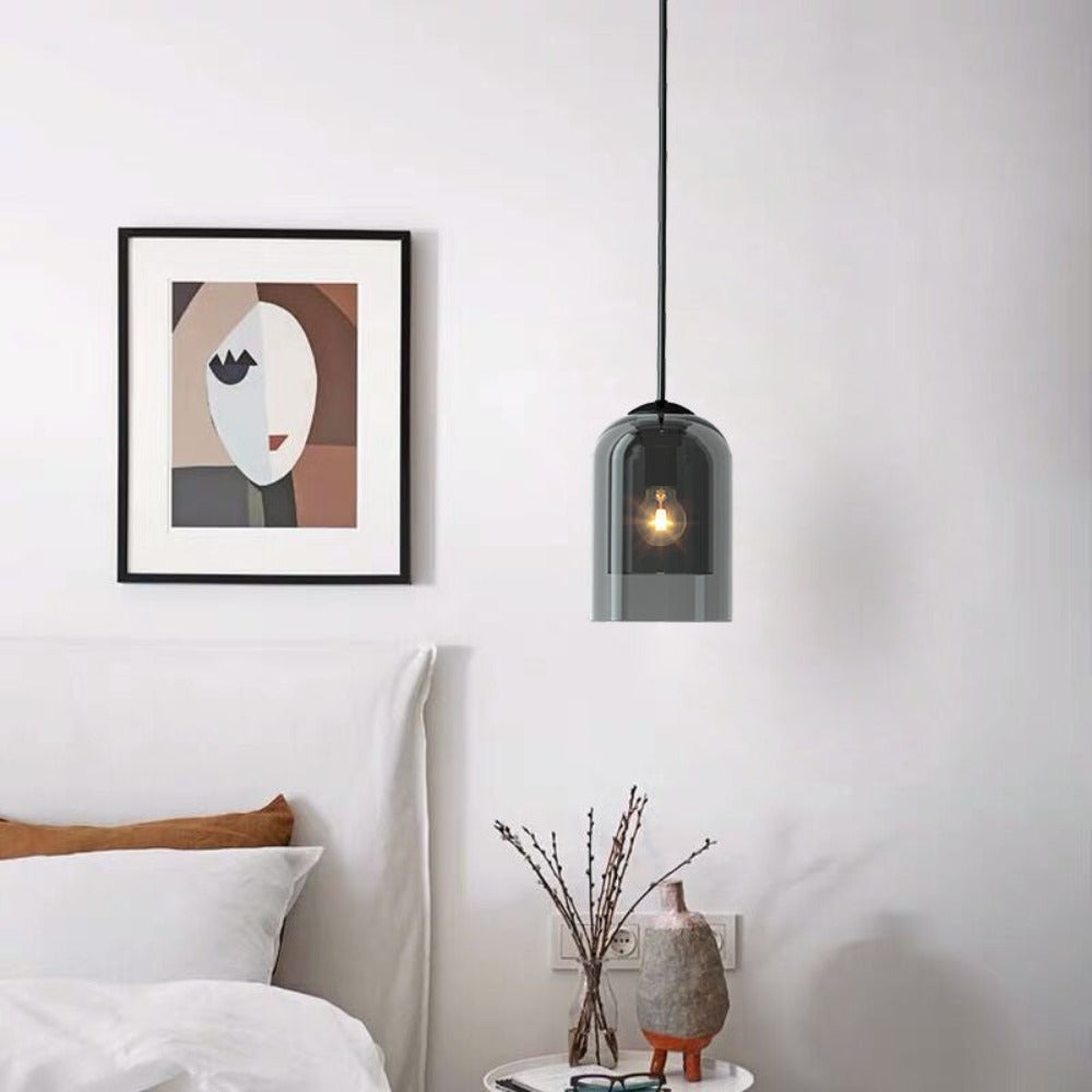 Aeryn | Minimalist Hanging Glass Pendant Light