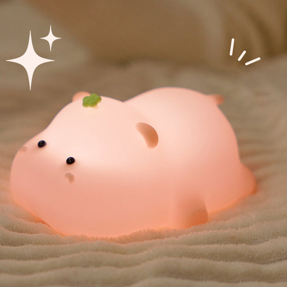 Shiniva | LED Night Light With Playful Hippo Design