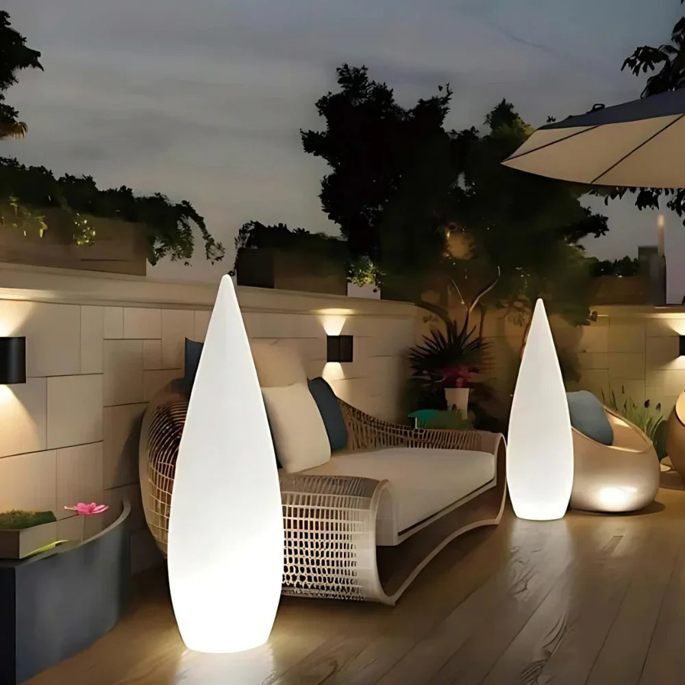 SnugBeam | Elegant Outdoor Glow Lamp with Remote & Color Modes