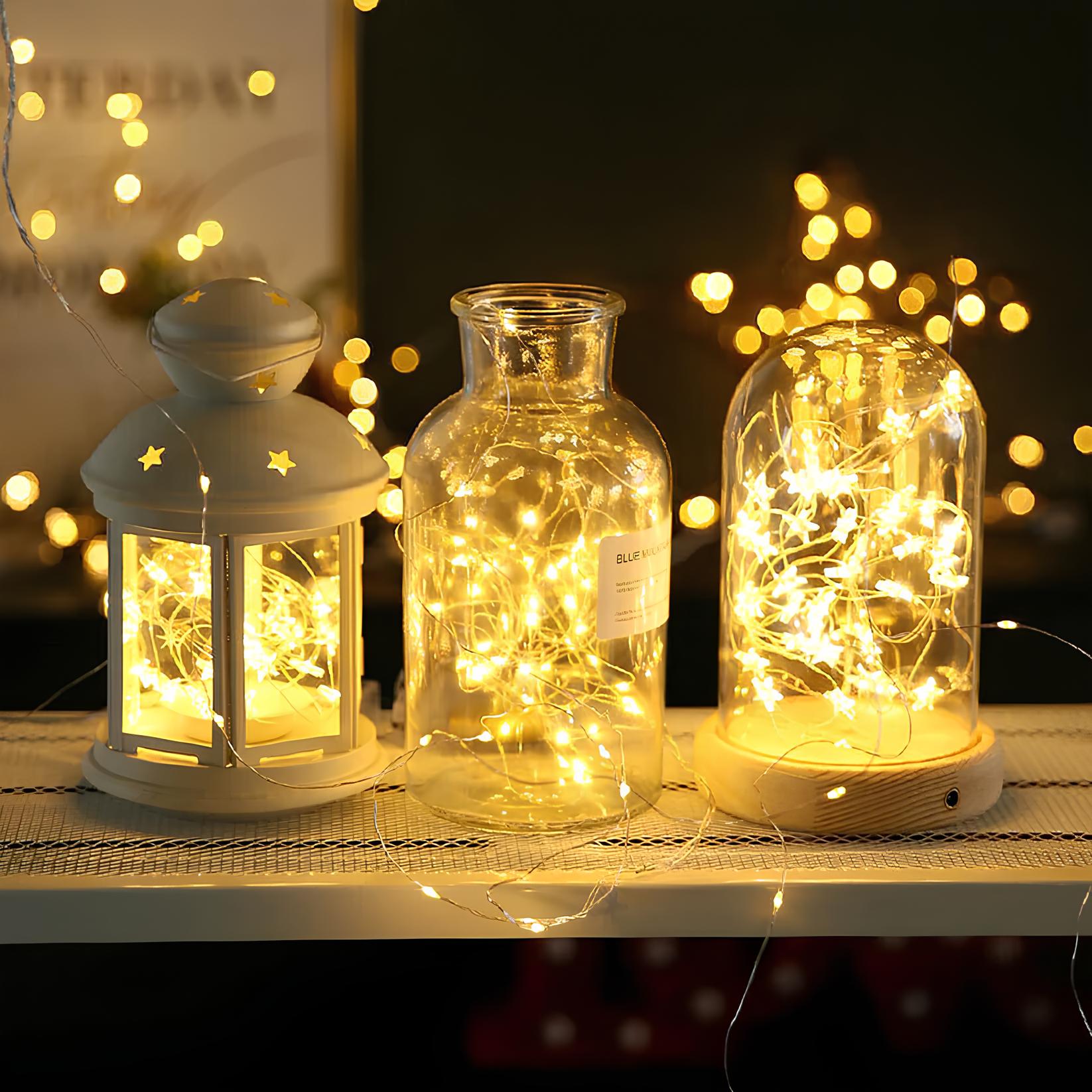 Solaeya | Solar Garden Fairy Lights with Multi-Color Glow