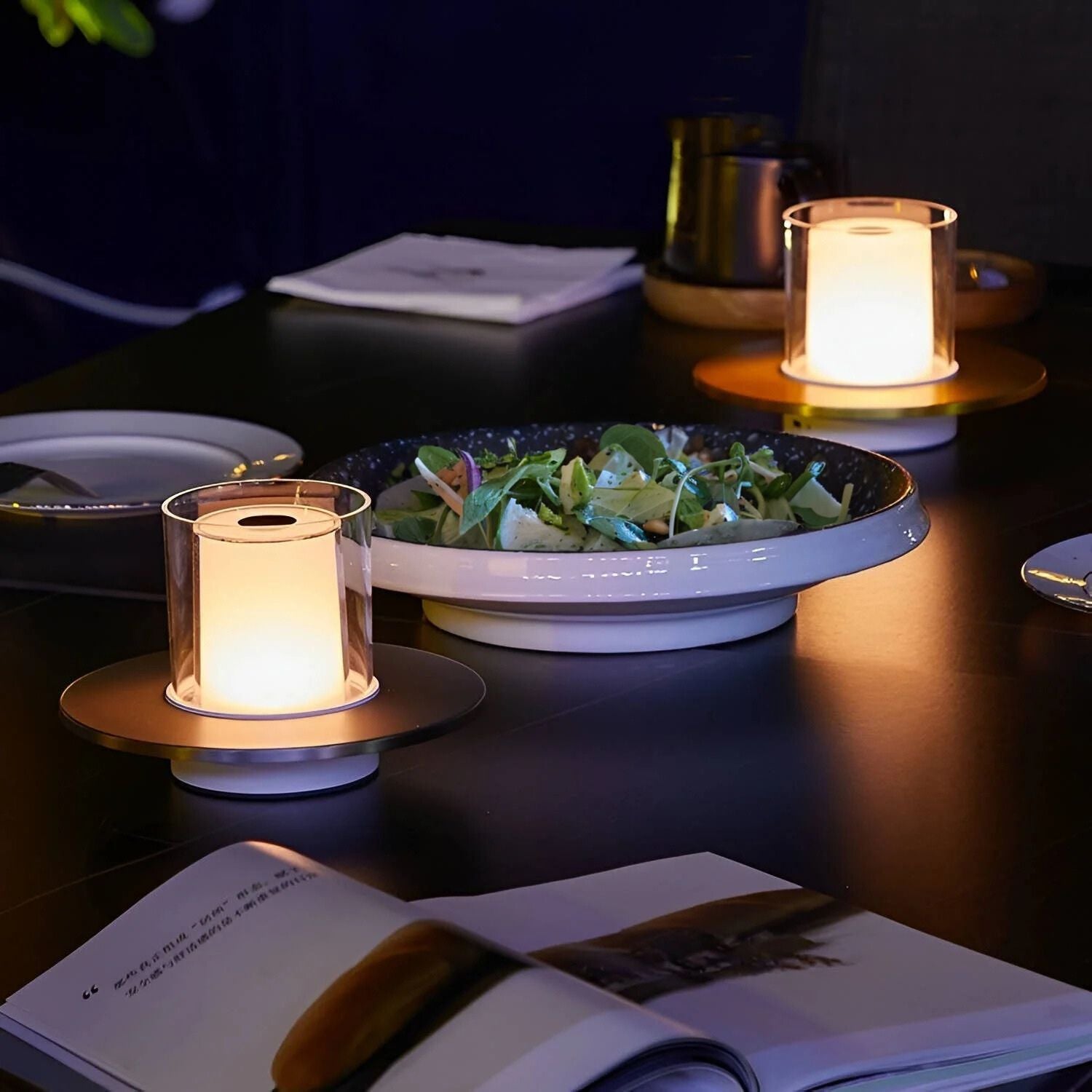 Brilluxe | Elegant Candle-Inspired Lamp With Gesture Control