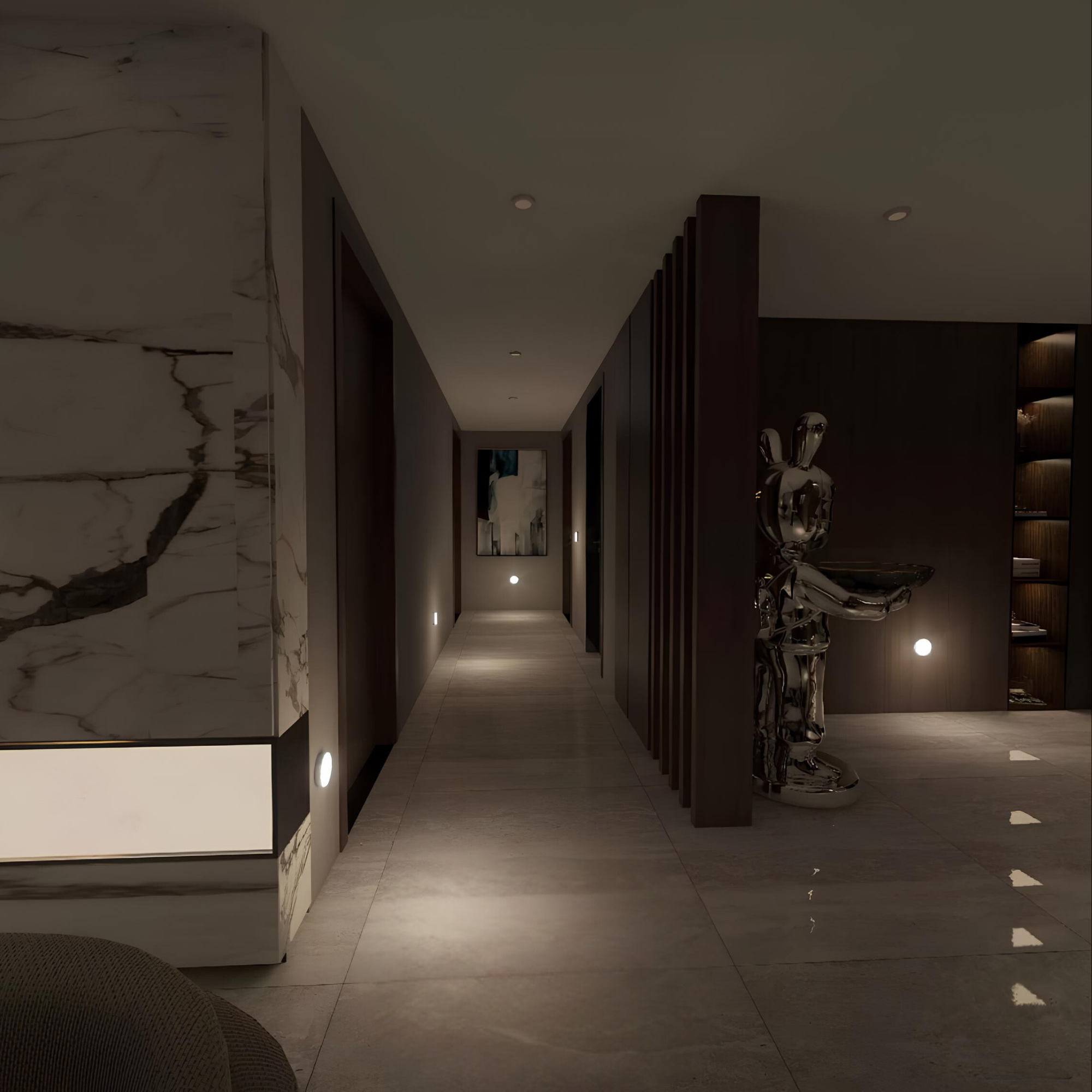 Luxano | Compact Motion Sensor Night Light With Magnetic Mount