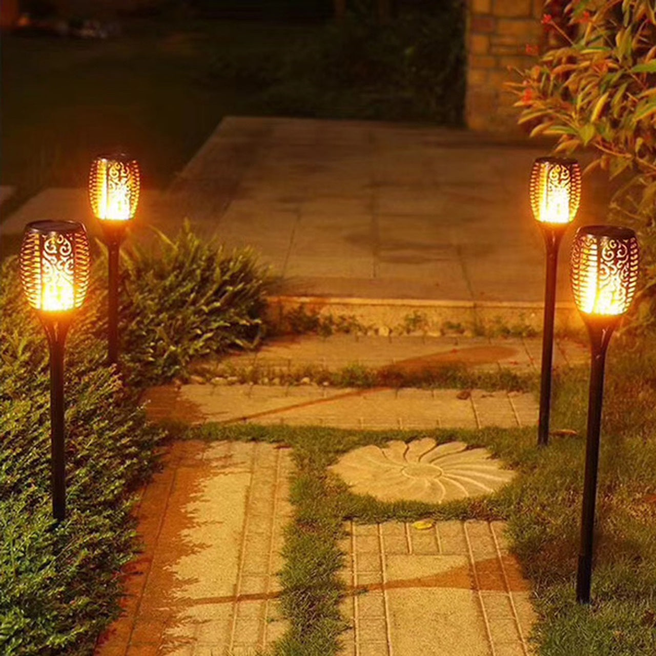 Velistra | Solar-Powered LED Torch for Outdoor Ambience