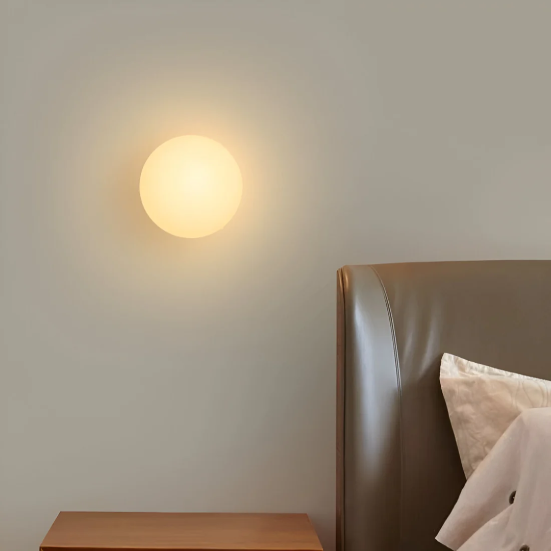 Verdelight | Frosted Glass Wall Light for Soft Ambient Glow