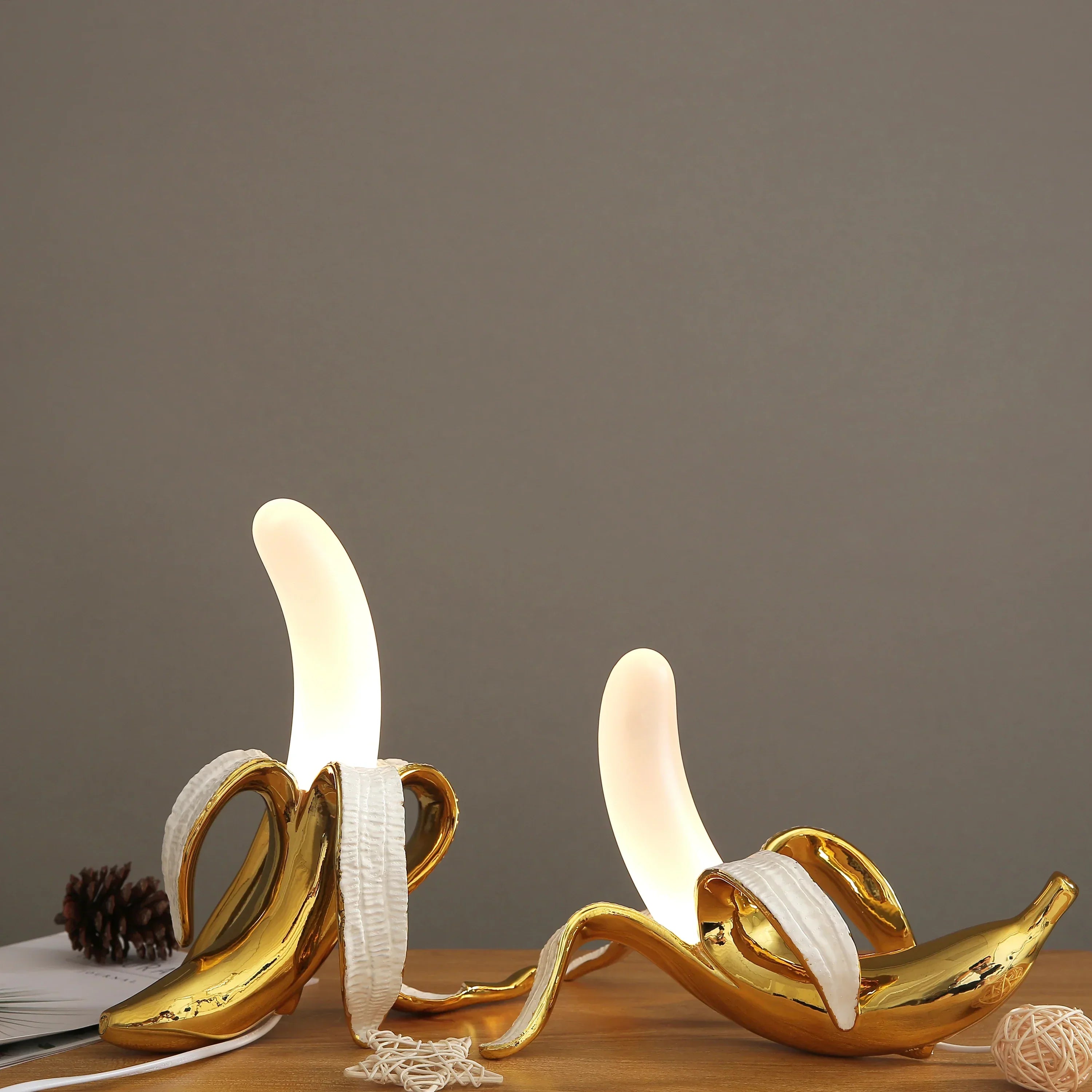 Virelux | Playful Banana-Shaped Decorative Table Lamp
