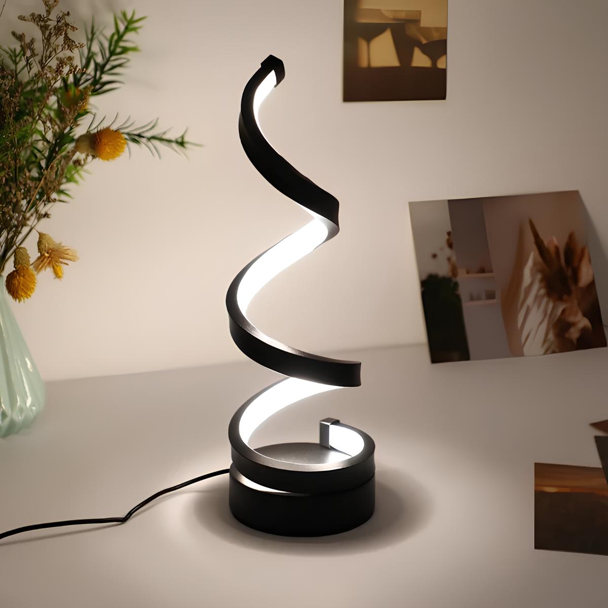 Spira | Sculptural Spiral LED Table Lamp