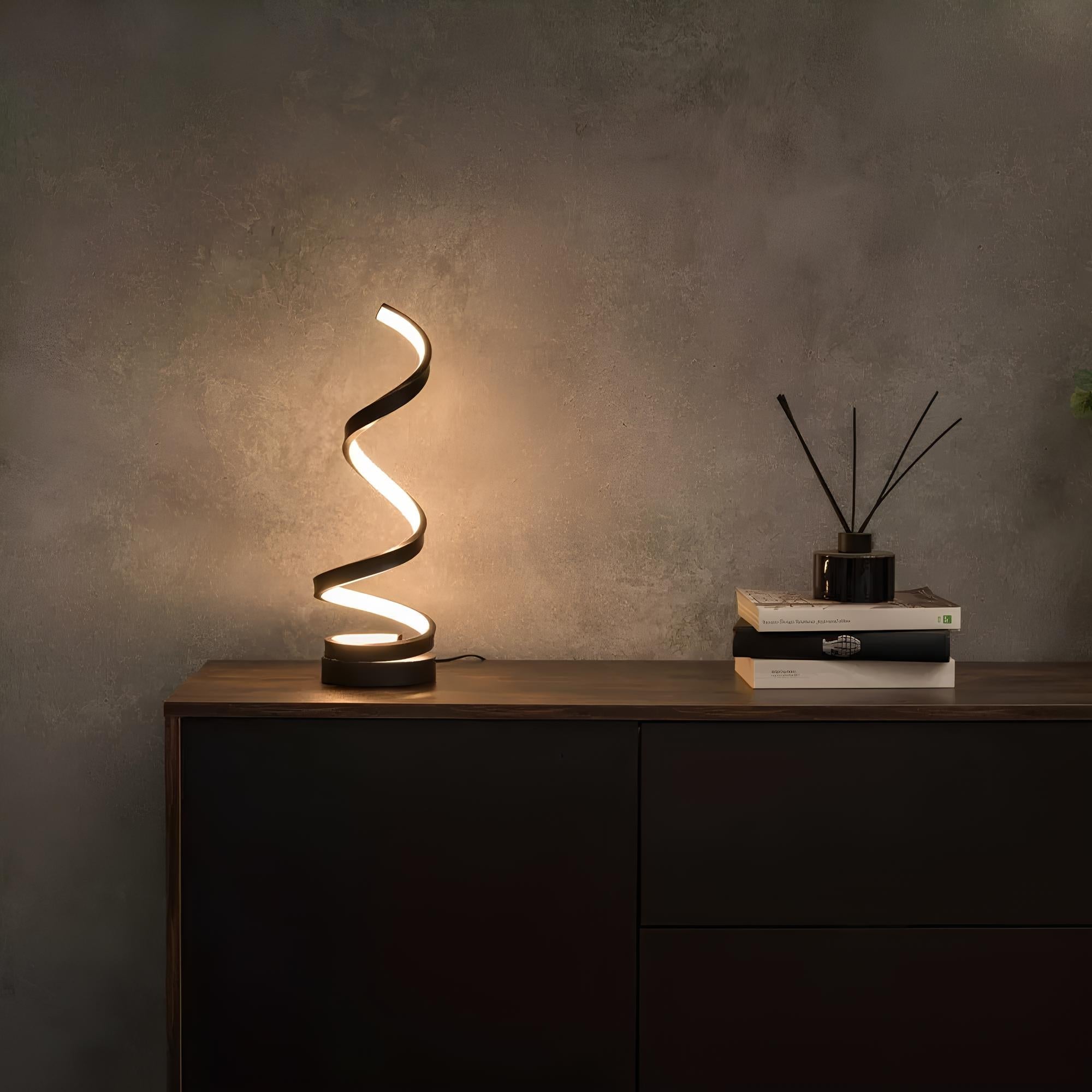 Spira | Sculptural Spiral LED Table Lamp