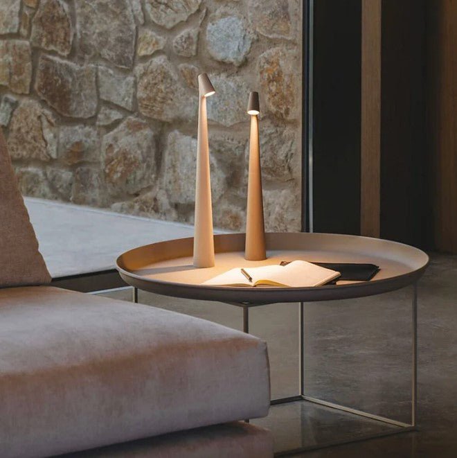 LumiRay | Wireless Nordic-Inspired LED Table Lamp