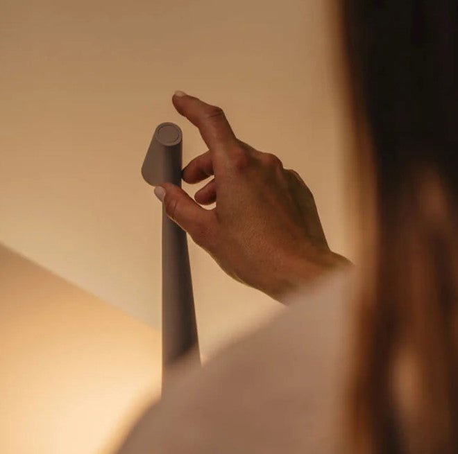 LumiRay | Wireless Nordic-Inspired LED Table Lamp