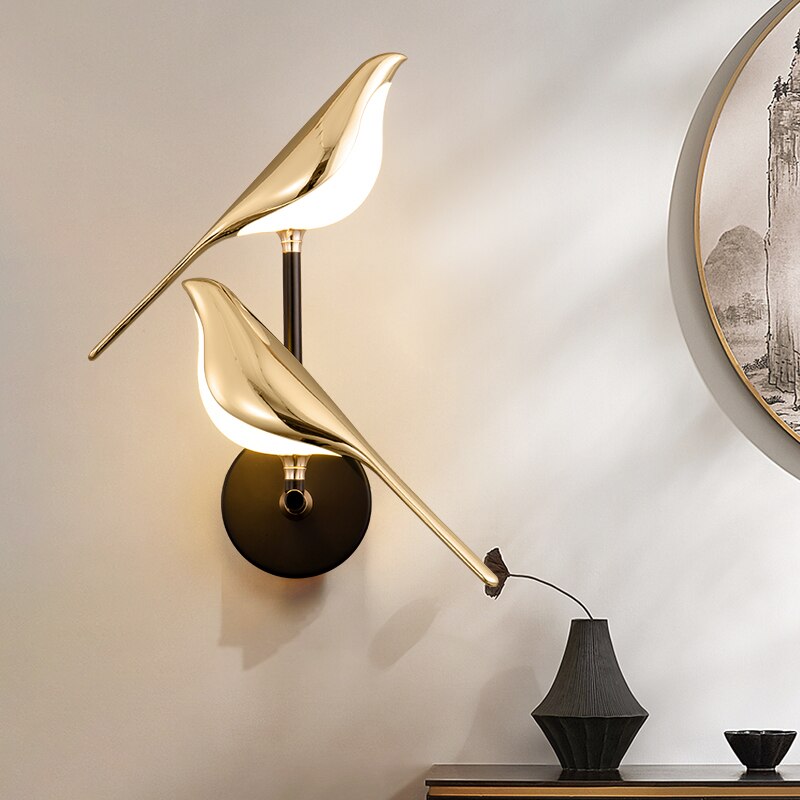 LumiBird | Scandinavian-Inspired LED Bird Wall Lamp