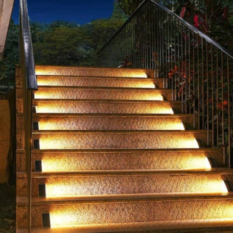 Brighture | Solar-Powered Outdoor Stair Lights With Weatherproof Design