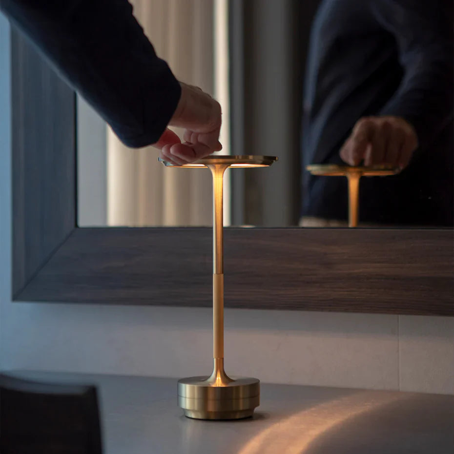 Virella | Touch-Control LED Table Lamp with Floating Ring Design